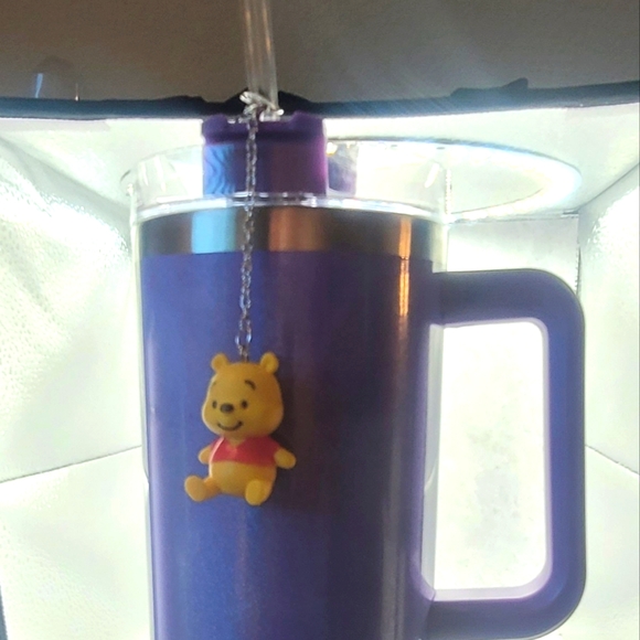 Winnie the pooh straw/cup charm - Picture 3 of 3